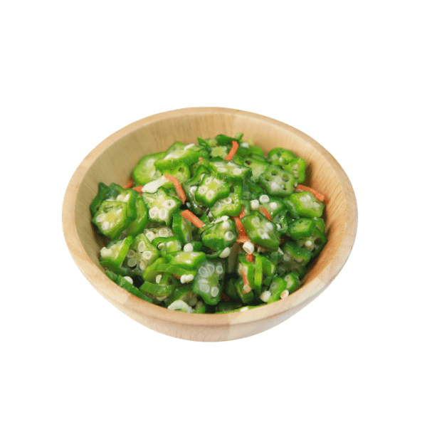 Okra cut